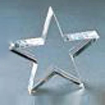 Glass star trophy.